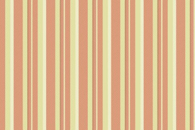 Platform kumaş arka plan dikişsiz, fibröz tekstil çizgileri dikey. Bahçe desenli çizgili vektör dokusu açık ve kırmızı renklerde.