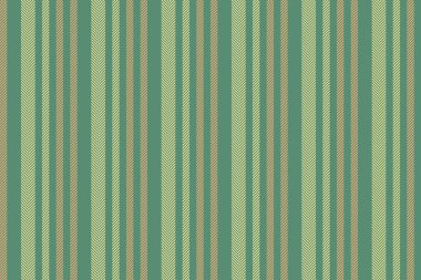 Zengin desenli, pürüzsüz yemek odası dikey vektör tekstili. Lüks çizgili kumaş çizgileri arkaplanda nane ve sarı renkler.