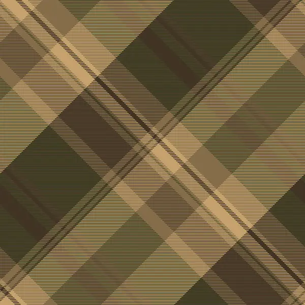 Tebrik kartı ekose kareli, kadın doku kontrolü vektörü. Romantik kumaş desenli koyu ve kehribar renkli tekstil.