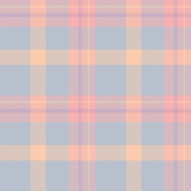 Işık ve pastel renklerde tekstil tartanı olan arka plan kumaş ekoseli kumaş dokusunu kusursuz kontrol et.