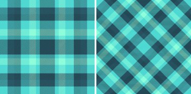 Uzay renklerinde desenli bir tekstil desenli ekoseli vektör ekoseli kumaş dikişsiz arkaplan.