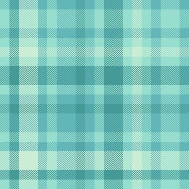 Tartan geçmişinin dışında, ekoseli vektörün kusursuz şekli. Tekerrür kumaş deseni tekstil gök mavisi ve pastel deniz mavisi renklerinde.