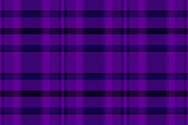 Poster ekoseli kumaş, çapraz tartan desenli dikişsiz. Menekşe ve çivit rengi ile düzenlenebilir arka plan tekstil kumaşı.