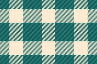 Düz arkaplan dokusu vektör ekoseli deseni kumaş kontrollü tartan tekstili mat deniz mavisi ve deniz mavisi renklerinde.