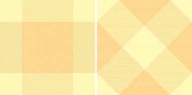 Dikensiz desenli ekose kumaşlı kumaş kumaşın vektör arkaplan kontrolü. Mevsimlik İngiliz moda trendleri için yaz renklerinde ayarlandı.
