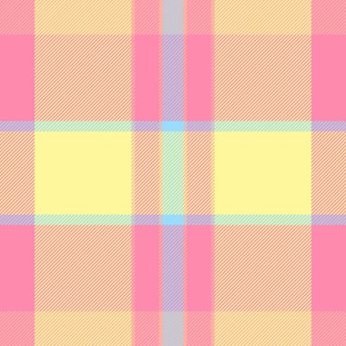 Karmaşık tartan desen kontrolü, lif kumaş desenli ekose. Meksika kırmızı ve sarı renklerde kusursuz vektör arkaplan tekstili.