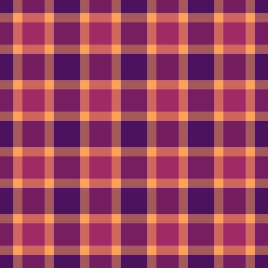 Vektör arkaplan desenli ekose kumaşı kırmızı ve pembe renklerde desensiz tartan tekstil ile kontrol et.