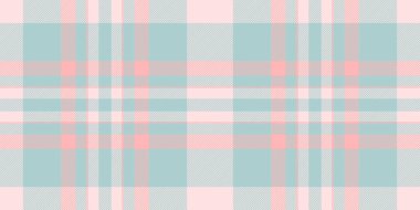 Arka plan tekstil kumaşlı, katlanmış kumaşlı. Kürk ekose vektör dokusunu ışık ve sisli gül renginde kontrol et.