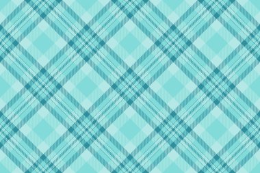 Düz desenli ekoseli kumaş kumaş dokusu ile gök mavisi ve açık renklerde kumaş tekstil denetimi arkaplanı.