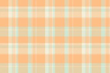 Tee Tekstil Kumaş Kontrolü, Meksika arkaplan tartsız. Dişilik dokusu ekose desenli turuncu ve açık renk.