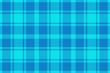 Canlı, pürüzsüz kumaş dokusu, narin geçmiş taraması. Parlak ve cyan renkleriyle çeşitlendirilmiş tekstil vektör deseni tartan.