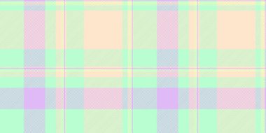 Yumuşak kumaş desenli ekose, Latince vektör dokusu pürüzsüz. Açık ve badem renginde tartan tekstil arkaplanı parti denetimi.