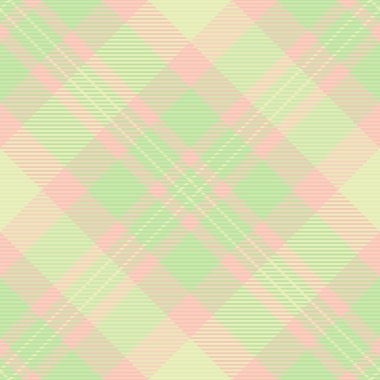 Kalıplı ekose kumaş, güzel desenli dikişsiz tartan. Beyaz vektör arka plan tekstilini açık ve yeşil renkte kontrol et.