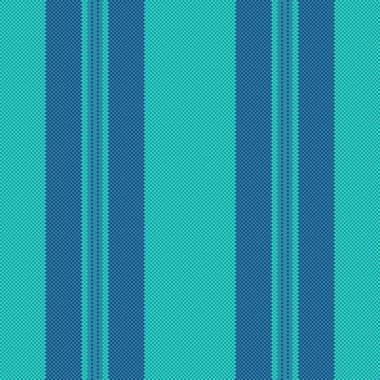 Düz çizgili arka plan, renkli dikey desenli tekstil. Yapı çizgileri doku vektör dokusu cyan ve tef renklerinde.