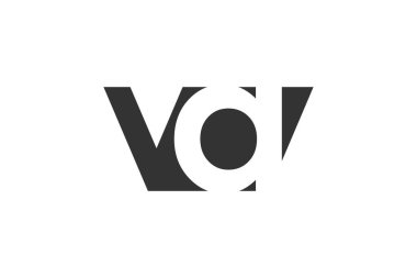VA yaratıcı geometrik başlangıç tabanlı modern ve minimal logo. V harfi modaya uygun yazı tipleri.