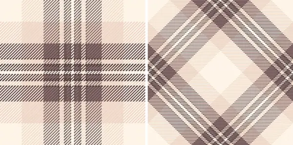 Dikensiz tartan desenli kumaş kontrol vektörünün tekstil arka planı. Şükran Günü moda kutlaması için dünya renginde ayarlanmış.