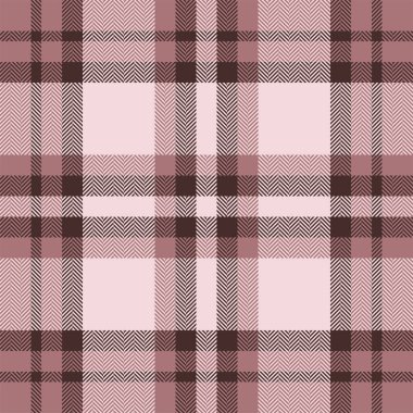 Ekose kontrol deseni pembe. Kusursuz kumaş dokusu. Tartan tekstil baskı tasarımı.