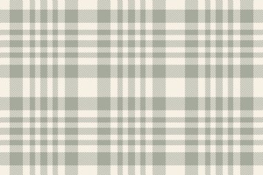 Pano vektör ekoseli, karışık desenli kumaş. 1960 'larda keten ve pastel renk paletinde dikdörtgen tartan tekstil.