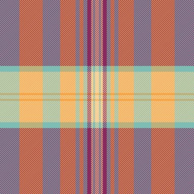 Tuhaf vektör geçmişi kontrolü, kültürel doku kalıpları kusursuz. Devamlılık tekstil kumaş ekose ekose pembe ve gök mavisi palet.