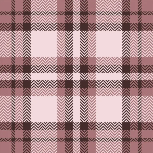 stock vector Plaid check pattern in pink. Seamless fabric texture. Tartan textile print design.