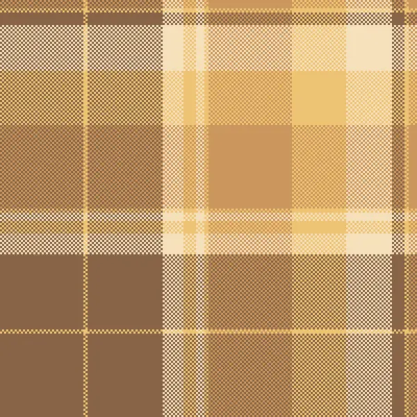 Idyllic tartan dokusu arka plan, sezon kontrol kumaşı. Turuncu ve kehribar rengi palette dikişsiz iyi ekose vektör..