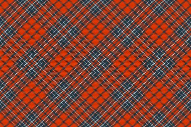 İskoç ekosesinin kusursuz deseni. Kumaş dokusunu kontrol ederek tekrarlanabilir arkaplan. Çizgili tekstil izinin düz vektör arkaplanı.