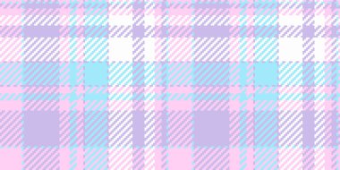 Argyle desenli ekose arka plan, vadi vektör dokusunu kontrol et. Tartan desenli tekstil ışık ve siyan renk paletinde dikişsiz..