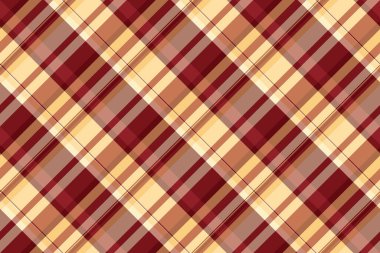 Meslek tekstil dokusu pürüzsüz, havlu kumaş kontrol kalıbı. Hanuka vektör ekose arkaplan turuncu ve kırmızı.