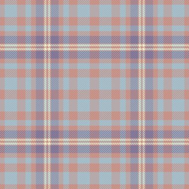 Kusursuz kumaş, vadi vektör ekose desenli. Kağıt kontrolü arka plan tartan deseni ışık ve pastel renk paletinde.