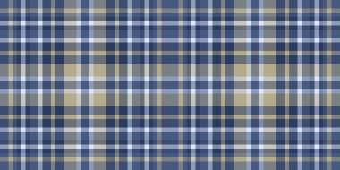 Yoğun tartan tekstil kontrolü, açık doku arkaplan deseni. Mavi ve pastel renk paletinde kusursuz vektör kumaşı çiz.