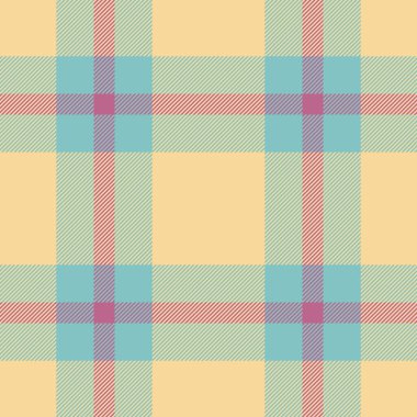 Genç desenli tartan ekose, küçük arka plan kumaş taşıyıcısı. Kehribar ve kehribar rengi paletinde eski tekstil dikişsiz doku kontrolü.