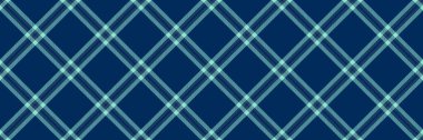 Boya vektör desenli arka plan, kız desenli ekose. Moda kumaşı. Mavi ve mavimsi renkli, dikdörtgen kumaş..