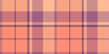 Pano vektör deseni pürüzsüz, düzgün desenli kumaş arka plan. Yeni doğan tekstil ekoseli kırmızı ve turuncu renk paleti ile kontrol.