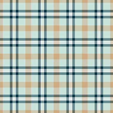 Döşeme dokusu tartan, arka plan vektörünü kusursuz sırala. Kurdele deseni pastel kumaş ekose tekstil ve açık renk paleti.