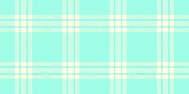 Renksiz tartan doku, filigran vektör ekoseli desen. Çocuk kumaşı tekstil arkaplanını mavi ve açık sarı renk paletinde kontrol et.