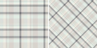 Ekoseli arka plan dikişsiz ekose kumaş desenli şablon vektörü dokusu. Grafik tasarımı için pastel renkler ile düzenlenebilir kumaş parçasını ayarlayın.