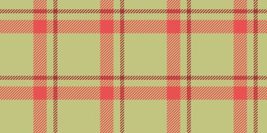 Lifli tartan kumaş ekoseli, insan desenli kumaş yok. Kırmızı ve kireç rengi paletinde 30 'lar vektörsüz doku arkaplanı.
