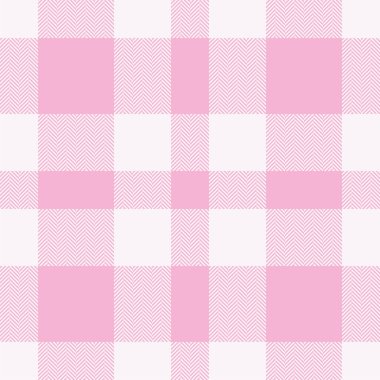 Ekose kontrol deseni pembe. Kusursuz kumaş dokusu. Tartan tekstil baskı tasarımı.