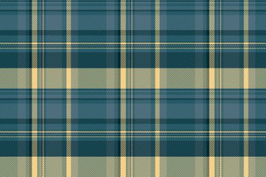 Düzenlenebilir kumaş dokusu, ikonik tekstil ekose kumaş. Cyan ve koyu renk paletinde Şükran Günü kontrolleri kusursuz arka plan vektörü.