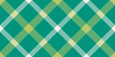 Yorgan kaplamalı, arka plan tekstili, dekor desenli ekose. Kürk tartan vektör dokusu gök mavisi ve kireç rengi paletinde.