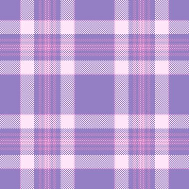 Yumuşak kumaş dokusu kontrolü, resmi tartan vektör ekoseli. Reklam deseni arkaplan tekstil çivit ve açık renklerde dikişsiz.