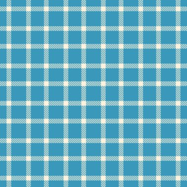 Eğri arka plan desensiz, çok renkli desen vektör ekoseli. Süslü tartan kumaş. Cyan ve açık renk paletini kontrol et..