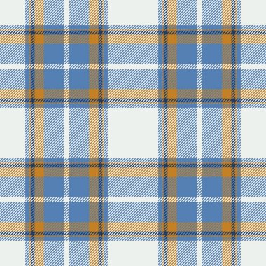 Mavi desenli ekose desenli. Kumaş dokusunu kontrol et. Vektör tekstil baskı tasarımı.