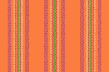 Tek vektör arka planı dikey, gerçek kumaş dokusu. Ağ çizgisi desen çizgileri turuncu ve pembe renk paletinde pürüzsüzdür.