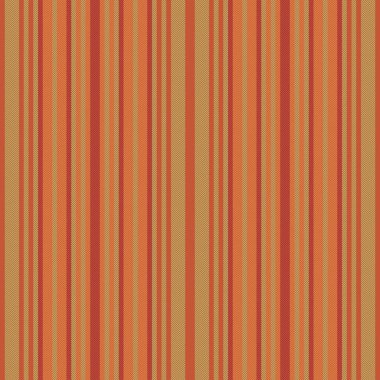 Çizgilerin dikey doku vektörü arka planda iz bırakmayan kırmızı ve turuncu renkli kumaş çizgileri.