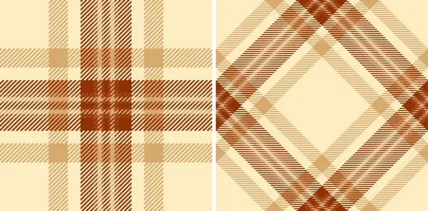 stock vector Pattern tartan plaid of check seamless vector with a texture background fabric textile. Set in coffee colours for modern carpets stylish living rooms.