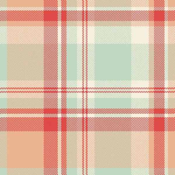 stock vector Trousers textile plaid check, fancy seamless tartan background. Horizontal vector texture pattern fabric in light and orange colors palette.