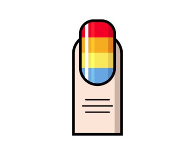 Minimalist tasarım için tırnak cilası şişesi vektörü, manikür ürünü güzellik illüstrasyonu ve kozmetik sanat. Moda aksesuarları için çivi tasarımı, zarif bir şekilde kuaför süslemesi. Kişisel bakım simgesi için tımarlama ögesi.