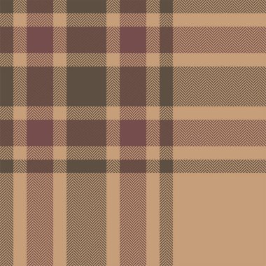 Ekose kontrol deseni turuncu ve kırmızı renklerde. Kusursuz kumaş dokusu. Tartan tekstil baskı tasarımı.