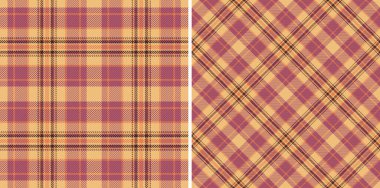 Ekose desenli tartan kumaşlı doku kontrol vektörünün tekstil arkaplansız arka planı. Mevsimlik tatil süslemeleri için altın rengine boyanmış..